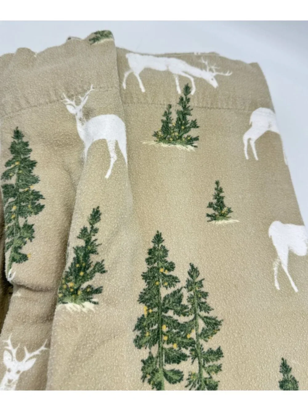 Martha Stewart Collection Forest Theme Cotton Queen Flannel Sheets & Pillowcase